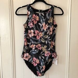 Women’s Hawaiian Print One Piece Bathing Suit